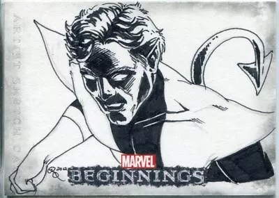 Marvel Beginnings Series 2 Sketch Card By Rhiannon Owens • $105.82