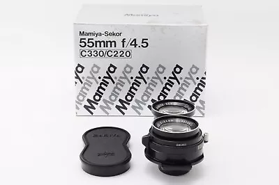 [Exc+5 W/Box] Mamiya Sekor 55mm F4.5 TLR Lens For C330 C220 C33 C22 From JAPAN • $179.99