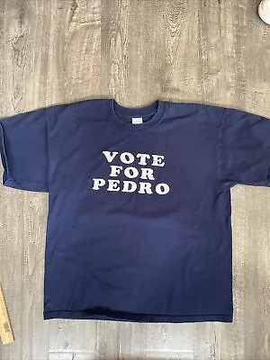 Vintage Y2K Size XL Napoleon Dynamite Vote For Pedro Movie Promo T Shirt • $15.30