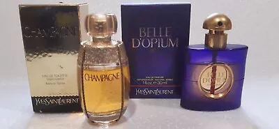 Champagne Yves Saint Laurent 50 ML+Bell D'OPIUM 30 ML RARE PerfumeS  Women • $499