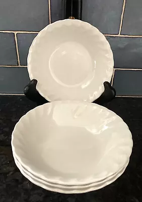 MYOTT Staffordshire Old Chelsea Swirled Coupe Cereal Bowls 6 3/8 England Set O 4 • £18.30