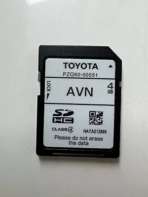 Genuine 2014 Toyota 86 Australia Gps/ Nav Sd Map Card Pzq60-00552 • $160