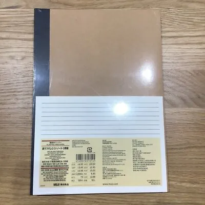 Muji 5 Notebooks B5 30 Sheets 6 Mm Horizontal Rule • $8.99