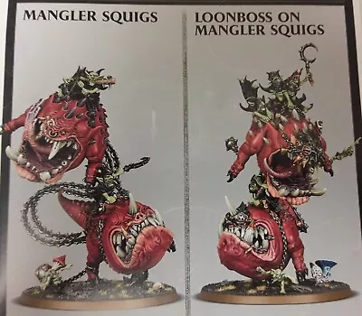 £66.04 • Buy Warhammer Age Of Sigmar AOS Gloomspite Gitz Mangler Squigs Loonboss NOS