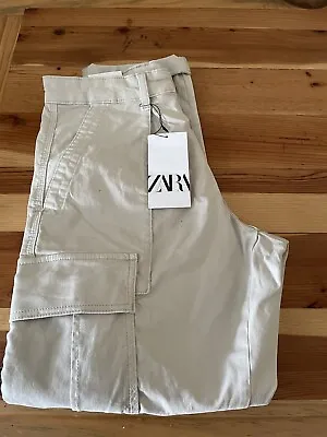 Men’s Stone Zara Cargo Trousers Small BNWT • £15