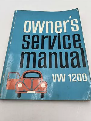 Original Volkswagen VW  1200 Owner's Service Manual - 1966 Edition • $19.99