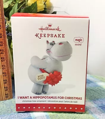 2015 Hallmark Keepsake Ornament I Want A Hippopotamus For Christmas • $32.95