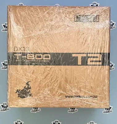 Hot Toys Terminator DX13 T-800 Battle Damaged Figure 1/6 SEALED IN SHIPPER • $1200