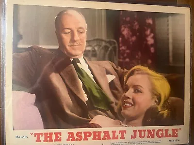 MARILYN MONROE - THE ASPHALT JUNGLE  Original Lobby Card  (#4) 1954 RE-RELEASE • $249