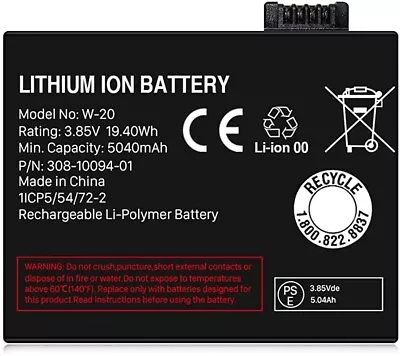 2 X  W20 Netgear Nighthawk Battery M5 MR5000 MR5200 5G WiFi 6 Mobile Hotspot • $49.88