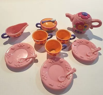 MY LITTLE PONY G3 Tea Party For Three Set Tea Pot Cups Sugar Bowl Plates Saucer  • $17.99