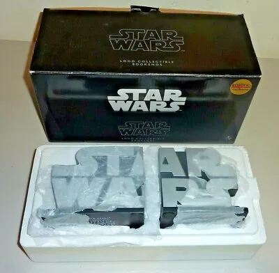 GENTLE GIANT BORDERS EXCLUSIVE STAR WARS LOGO COLLECTABLE BOOKENDS Complete • $182.02