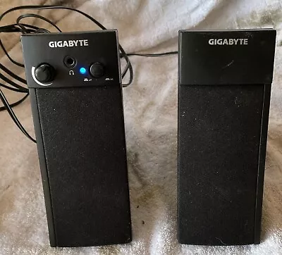 Gigabyte Computer USB Power Speaker System 5V DC GP-S4600 • $14.99