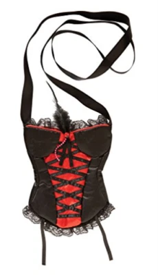 £5.19 • Buy BURLESQUE BAG(CORSET SHAPED) Costume Accs NEW