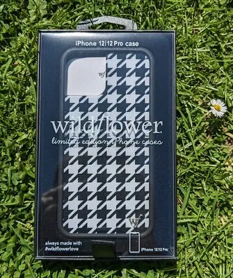 £6.99 • Buy Wildflower Limited Edition Phone Case For Iphone 12 & 12 Pro. Houndstooth Design