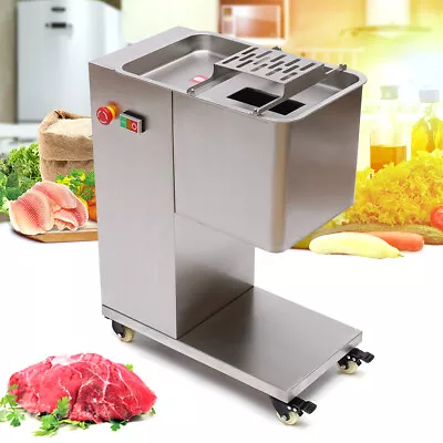 550W Meat Cutting Machine Meat Cutter Slicer With 3mm Blade 500KG/H Output 110V • $561