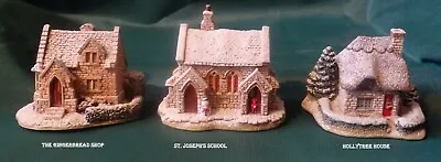 LILLIPUT LANE  The Gingerbread Shop St. Joseph's School Hollytree House No Box • £55