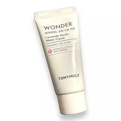 TonyMoly Wonder Ceramide Mochi Water Cream-Travel Size 0.50 Fl Oz/15ml-Sealed • $5