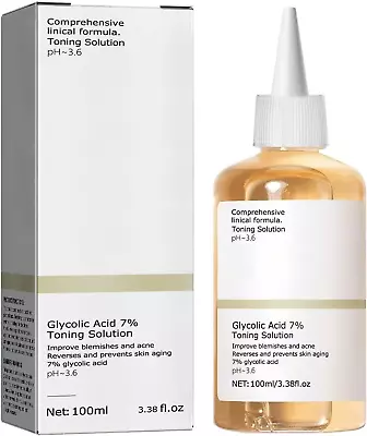 Glycolic Acid 7% Toner Glycolic Sour 7% Toning Resurfacing Solution For Blemish • $18.91