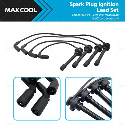 Spark Plug Ignition Lead Set Suitable For Great Wall V240 X240 K2 CC 2.4L 09-18 • $30.91