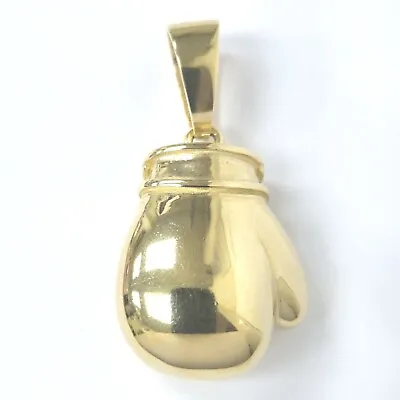 9ct Gold Boxing Glove Pendant Solid 26.2mm Long Hallmarked 55.2g • £2350