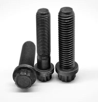 M8 X 1.25 X 40 Coarse Class 12.9 12-Point Flange Screw Black Oxide • $74.25