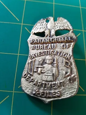 $499.99 • Buy    Hard To Find Older Issue Paranormal X-FILES Police Badge FBI TV Show Movie   