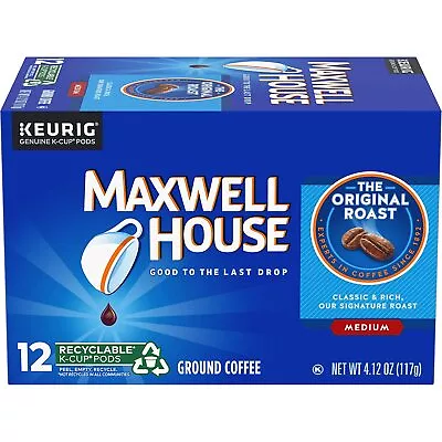 Maxwell House Original Medium Roast K-Cup Coffee Pods 12 Count • $16.47