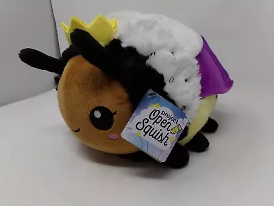 Nwt-project Open Squish-fuzzy Bumblebee Mini Squishable Plush Queen Bee-w/crown • $19.99