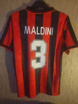 Ac Milan Football Retro Shirt Size M • £34.99