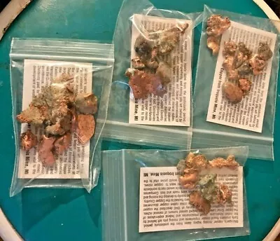 Small Michigan Native Copper Packages Houghton Keweenaw Nice For Crafts • $14