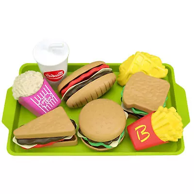 Pretend Play Kitchen Food Set Kids Plastic Fast Food Playset Gift For Kids • $9.20