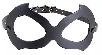 Cat Women Leather Eye Mask Venetian Masquerade Costume Halloween Buckle Back • $14.99