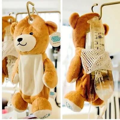 $22 • Buy MEDI TEDDY Bear I.V. BAG COVER For KIDS Plush HANGS On IV POLE Medical
