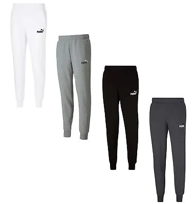 Puma Mens Essentials+ Logo Fleece Jogger Sweatpants 846810 • $21.54