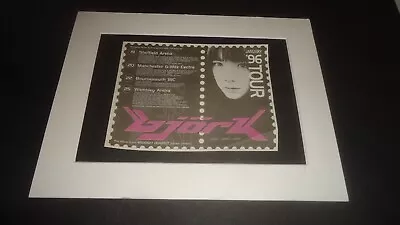 £7.50 • Buy BJORK 1996 Tour-Mounted Original Advert