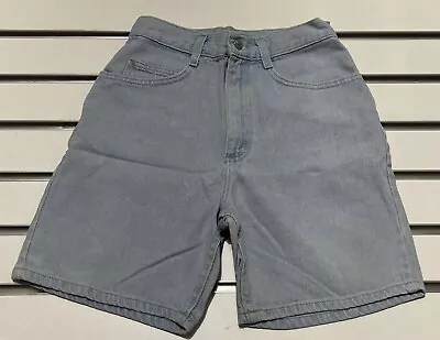 Vtg Lee Denim Jean Shorts Boy’s Size 14 Reg Kids Youth Light Wash 24x6.5 • $8.49