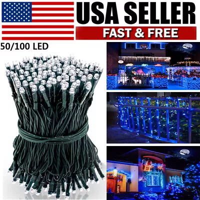 Outdoor 50/100 LED Solar String Lights Christmas Party Decoration Waterproof • $15