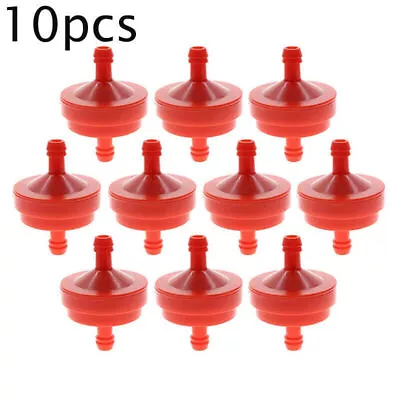 10x Lawn Mower 1/4  Inline Gas Fuel Filter Fits Briggs Stratton 298090 298090S • £8.63