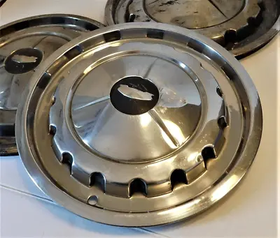 3 Vintage Original 1957 Chevrolet Belair Hub Caps • $19.99