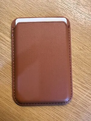 MagSafe Technology Leather Wallet For Apple IPhone Accessory Leather New • £9