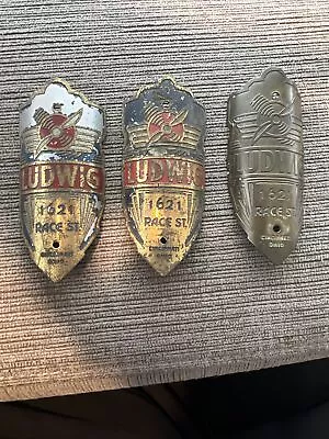 Vintage Ludwig Bike Shop Head Badge 1621 Race St. Cincinnati Ohio Lot!!! • $19.99