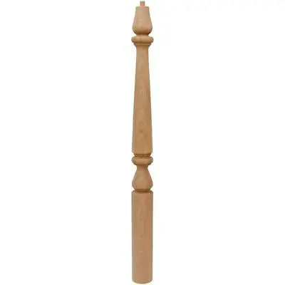 EVERMARK Stair Pin Top Newel Post 43 X3.5  Solid Core Wood Unfinished White Oak • $199.61