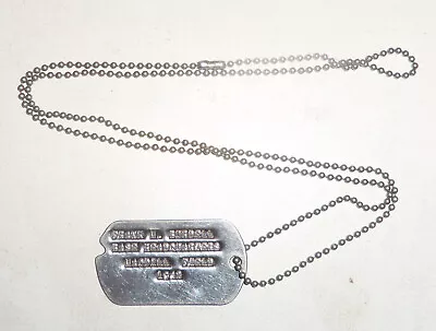 1942 Macdill Field Base Headquarters Dog Tag • $49.95