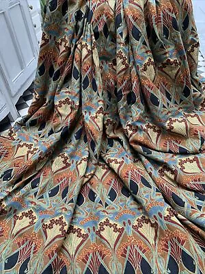 Liberty Ianthe Vintage Linen Curtains RARE 116  W X 62  L  (LOT 1) • £475
