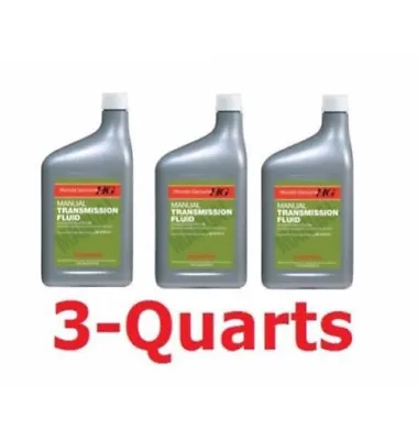 3-Quarts Genuine For Honda Manual Transmission Fluid Acura NEW • $39.96