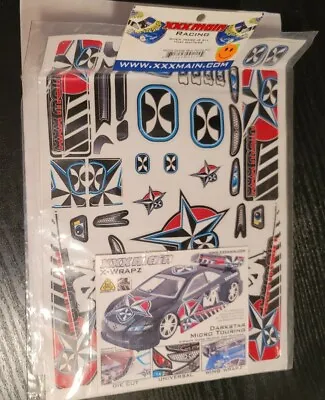 XXX Main Racing Darkstar Micro Touring Car Wrap Xray M18 Hpi Micro RS4 1/18th Rc • $85.91