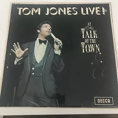 TOM JONES LIVE - AT TALK OF THE TOWN - Vinyl LP Album Record - LK 4874 • £4.99