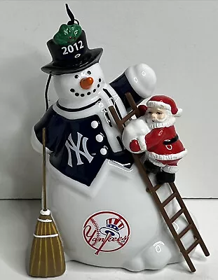 $14.99 • Buy Danbury Mint New York Yankees Game Day Snowman Christmas Ornament 2012