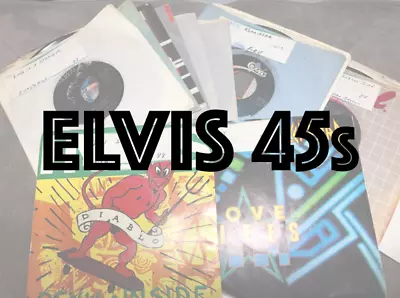 Elvis Presley 45s - G-EX - Buy 2+@50% Off - Flat $4.50 Shipped - TS2 • $1